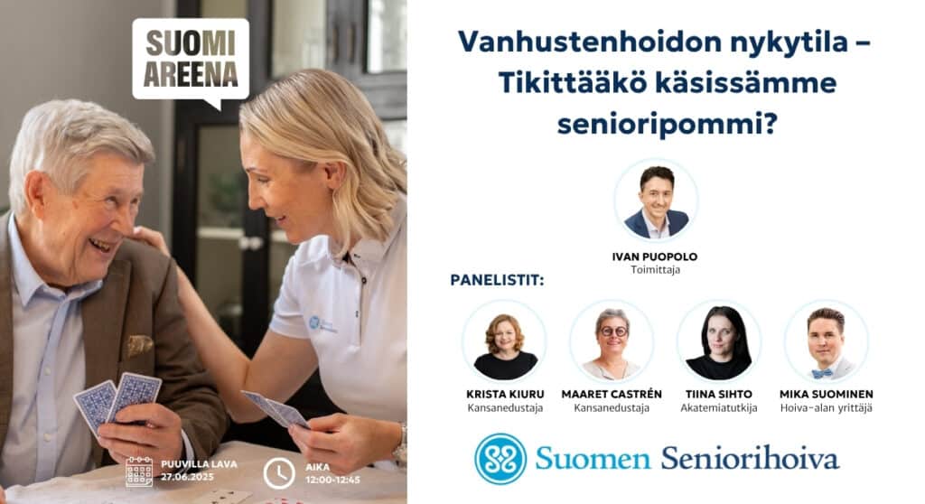SuomiAreena paneeli Suomen Seniorihoiva