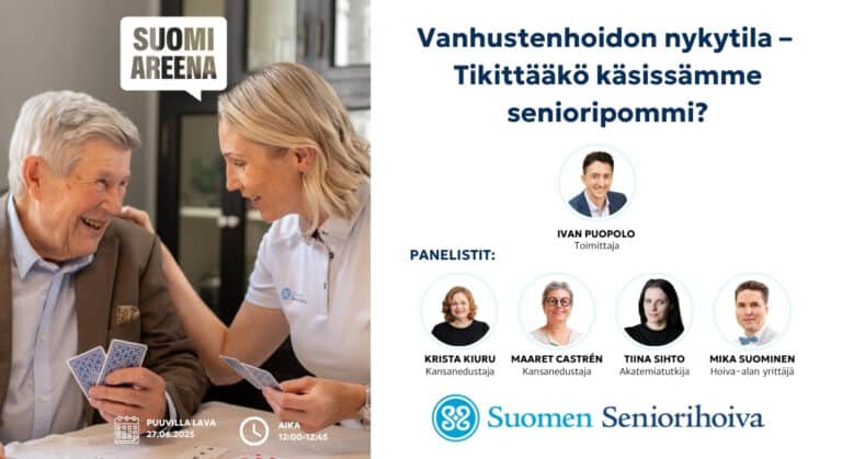 SuomiAreena paneeli Suomen Seniorihoiva